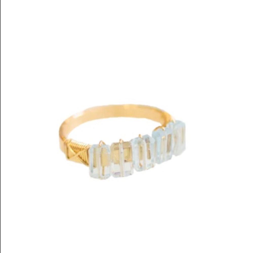 Judith Bright Cleo Ring in sky Blue Topaz size 5
